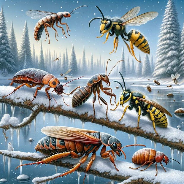 Winter insects